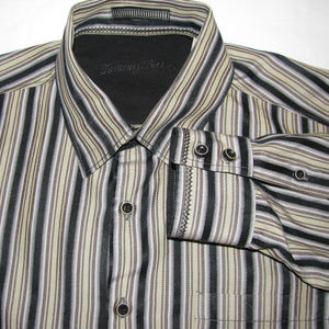 Tommy Bahama 100% Silk LS mens Shirt Large